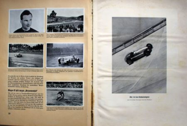 Saarlauterner Cigarettes "Deutscher Kraftsport - Wagen und Motorradrennen" Motorracing-Scrapbook 1937 (7884)